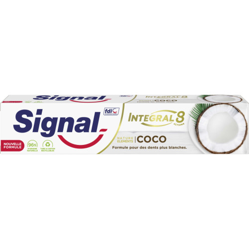 Зубна паста Signal Integral 8 Nature Elements з кокосом 75 мл (8710447328095)