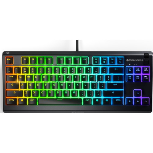 Клавіатура SteelSeries Apex 3 TKL USB UA Black (SS64817)