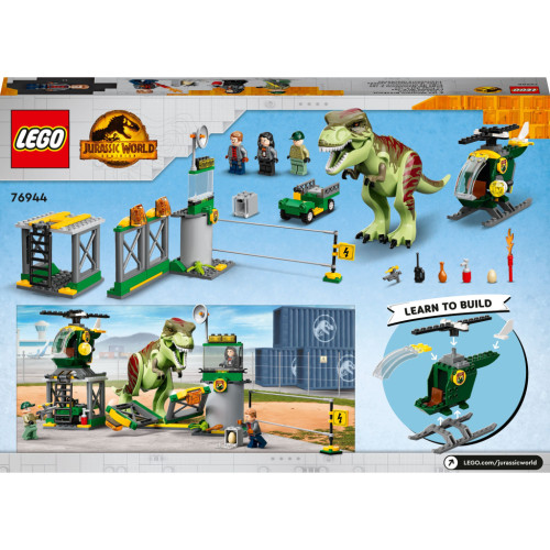 Конструктор LEGO Jurassic World Втеча Тиранозавра 140 деталей (76944)