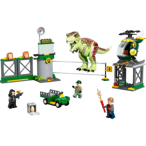 Конструктор LEGO Jurassic World Втеча Тиранозавра 140 деталей (76944)