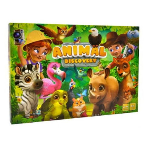 Настільна гра Danko Toys Animal Discovery, українська (G-AD-01-01U)