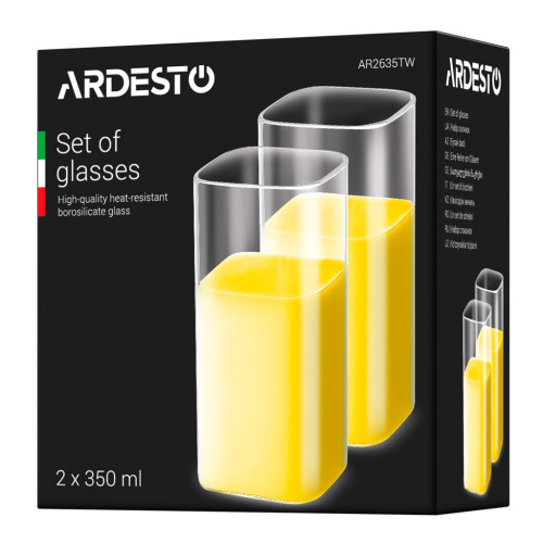 Набір склянок Ardesto Twins 350 мл (AR2635TW)