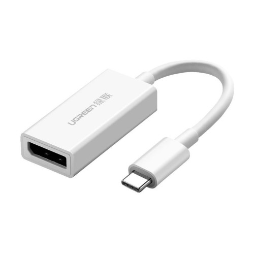 Перехідник USB-C to DisplayPort Adapter MM130 white Ugreen (40372)