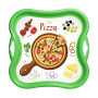 Ігровий набір Tigres набір посуду столовий Піца на підносі 27 елементів жовтий (39897)