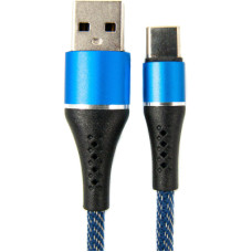 Дата кабель USB 2.0 AM to Type-C 1.0m blue Dengos (NTK-TC-MT-JEANS)