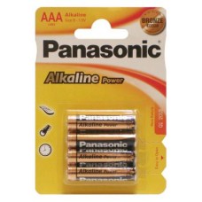 Батарейка PANASONIC AAA LR03 Alkaline Power * 4 (LR03REB/4BPR)