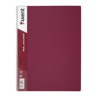 Папка з файлами Axent 60 sheet protectors, burgundy (1060-04-А)