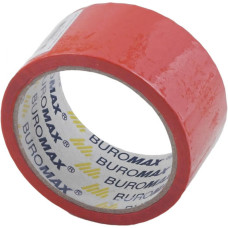 Скотч BUROMAX Packing tape 48мм x 35м х 43мкм, red (BM.7007-05)
