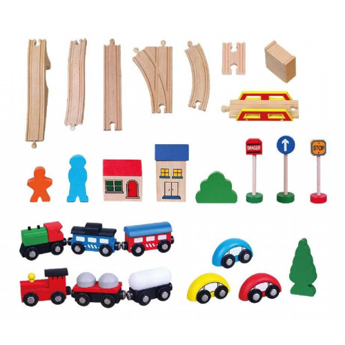 Залізниця Viga Toys 49 деталей (56304)