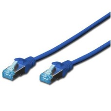 Патч-корд 1м, cat.5e, SF-UTP, AWG 26/7, blue DIGITUS (DK-1531-010/B)