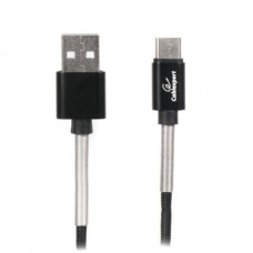 Дата кабель USB 2.0 AM to Type-C 1.0m Cablexpert (CCPB-C-USB-06BK)