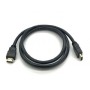 Кабель мультимедійний HDMI to HDMI 3.0m v1.4, OD-7.5mm Merlion (YT-HDMI(M)/(M)HS-3.0m)