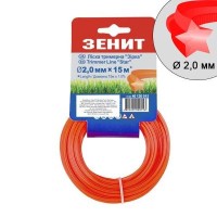 Жилка косильна Зенит плетена "Зірка" 2,0 мм х 15 м (40120015)