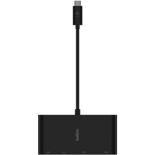 Перехідник Belkin USB-C to Ethernet, HDMI, VGA, USB-A, black (AVC005BTBK)