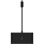 Перехідник Belkin USB-C to Ethernet, HDMI, VGA, USB-A, black (AVC005BTBK)