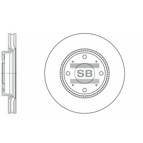 Гальмівний диск HI-Q SD2029