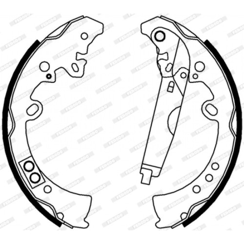 Гальмівні колодки FERODO FSB4010