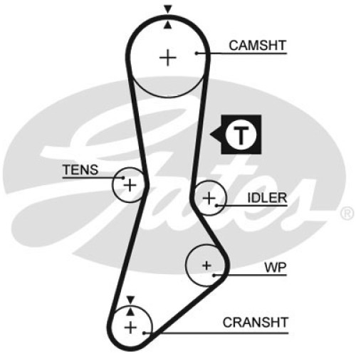 Ремінь ГРМ Gates 5264XS