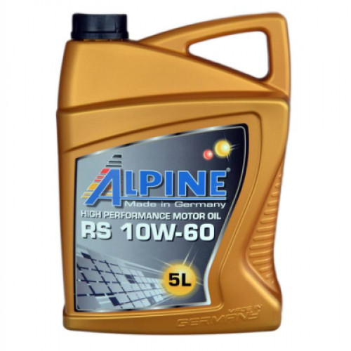 Моторна олива Alpine 10W-60 RS 5л (0205-5)