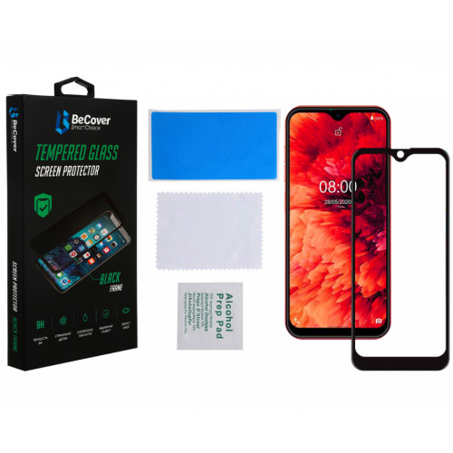 Скло захисне BeCover Ulefone Note 8 / Note 8P Black (707317)