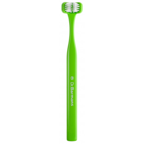 Зубна щітка Dr. Barman's Superbrush Compact Тристороння М'яка Салатова (7032572876328-light-green)