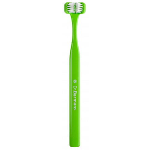 Зубна щітка Dr. Barman's Superbrush Compact Тристороння М'яка Салатова (7032572876328-light-green)