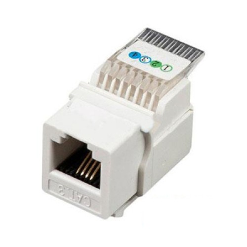 Модуль Keystone RJ12 UTP Slim Cat.3 безінструментальний Kingda (KD-KJ2075UC3)
