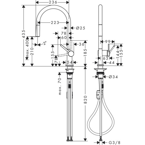 Змішувач Hansgrohe 72802000