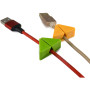 Тримач для кабелю Extradigital CC-965 Cable Clips, Green/Orange (KBC1802)