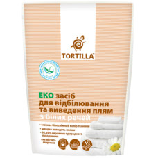Засіб для видалення плям Tortilla Еко для білих речей 200 г (4820049380590)