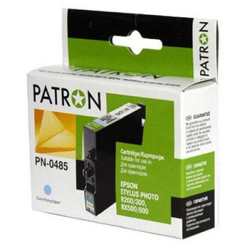 Картридж PATRON для EPSON R200/300 (PN-0485)L/CYAN (CI-EPS-T048540-LC-PN)