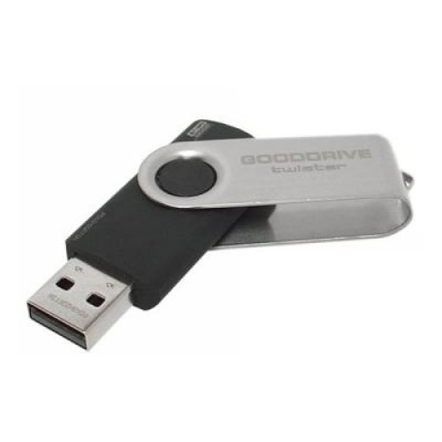 USB флеш накопичувач GOODRAM 8GB Twister Black USB 2.0 (UTS2-0080K0R11)