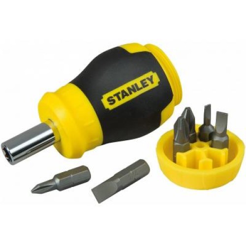 Викрутка Stanley Multibit Stubby з 6 змінними бітами (0-66-357)