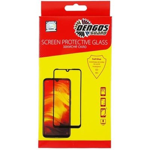 Скло захисне Dengos Full Glue Samsung Galaxy А60 / M40 2019 (black) (TGFG-71)