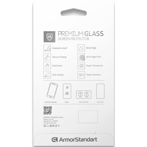 Скло захисне Armorstandart Pro Motorola Moto G8 Black (ARM57777)