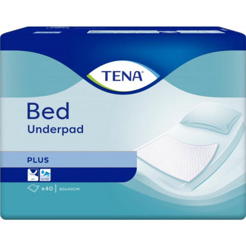 Пелюшки для малюків Tena Bed Plus 40x60 см 40 шт (7322540728859)