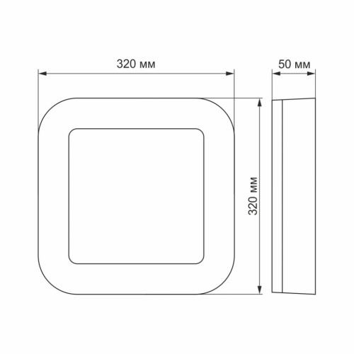 Світильник Videx LED ART IP65 30W 5000K 220V (VL-BHFS-305)