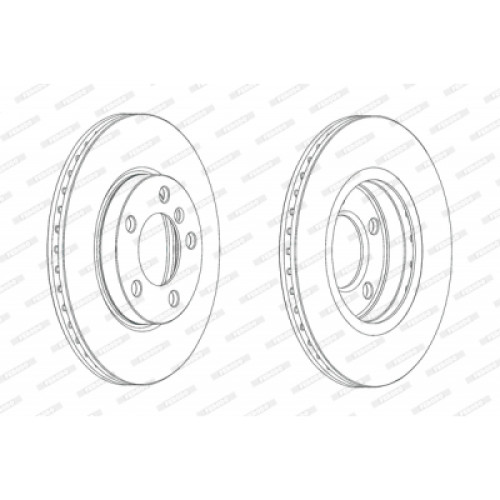 Гальмівний диск FERODO DDF2122C