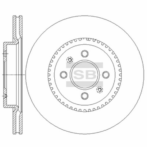 Гальмівний диск HI-Q SD2043