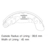 Гальмівні колодки HI-Q SA055-NEW