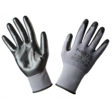 Захисні рукавички Neo Tools робочі, нейлон з покриттям нітрил, р. 10 (97-616-10)