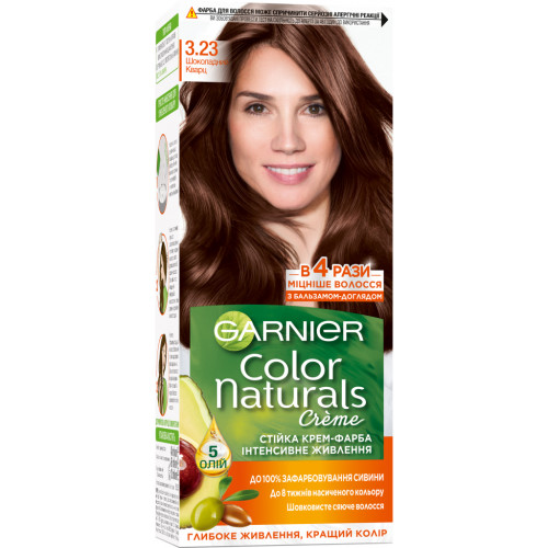 Фарба для волосся Garnier Color Naturals 3.23 Шоколадний кварц 110 мл (3600541678750)