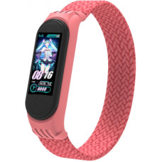 Ремінець до фітнес браслета Armorstandart Braided Solo Loop для Xiaomi Mi Band 4/5/6 Pink size S (ARM59181)