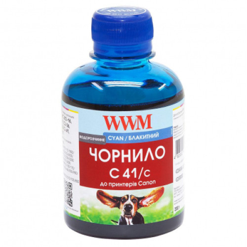 Чорнило WWM CANON CL41/51/CLI8/BCI-16, cyan (C41/C)