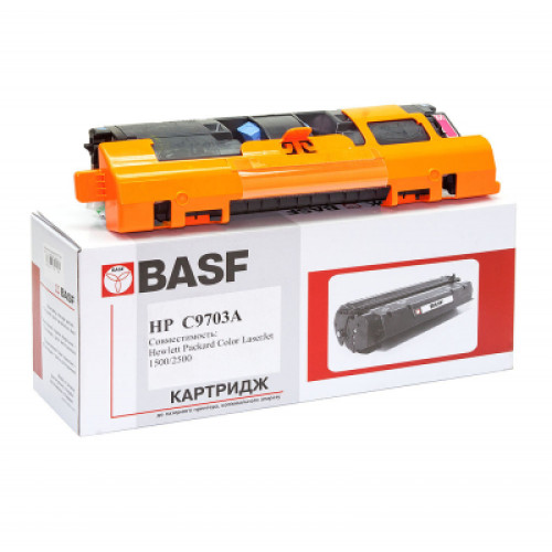 Картридж BASF для HP CLJ 1500/2500 аналог C9703A Magenta (KT-C9703A)