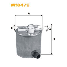 Фільтр паливний Wixfiltron WF8479