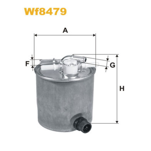 Фільтр паливний Wixfiltron WF8479