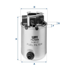 Фільтр паливний UFI 24.061.01