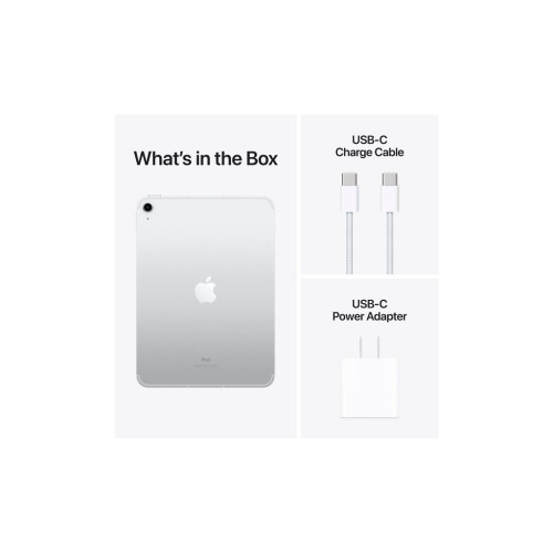 Планшет Apple iPad 10.9" 2022 WiFi + LTE 256GB Silver (10 Gen) (MQ6T3RK/A)