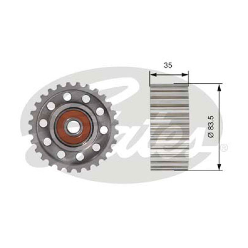 Ролик натягувача ременя Gates T42100